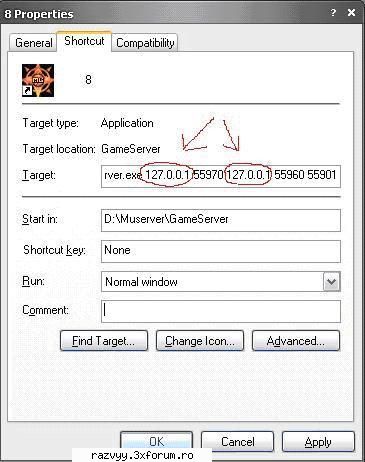 Cum sa faci un server de Mu Online - Acolo o sa scrie IP ADRES => scrietil undeva - Mu Online
